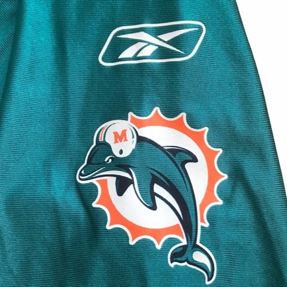 Reebok Dolphins Jersey #10 Rennington Boys Sz 18-20 +2 Lengrh - Picture 3 of 6